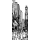 Papier peint adhésif panoramique Times Square