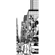 Papier peint adhésif panoramique Times Square