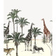 Papier peint adhésif panoramique Safari