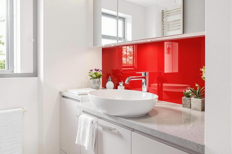 Crédence rouge pvc salle de bain : style et praticité.jpg